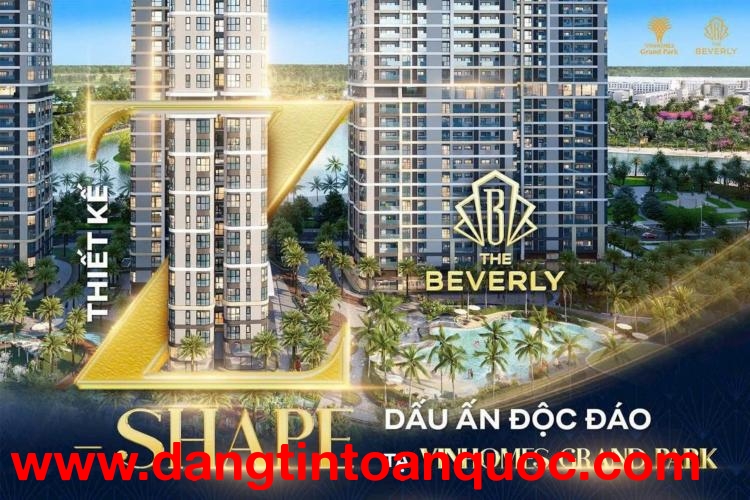 The Beverly - Căn hộ trung tâm đẹp nhất Vinhomes - Ưu đãi khủng đến 1,3 tỷ đồng