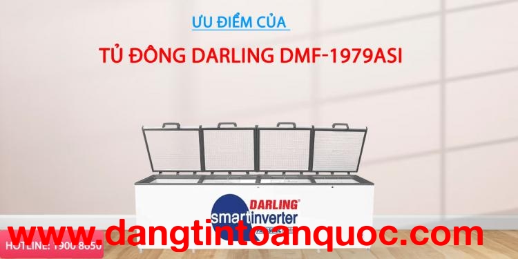 Ưu điểm của tủ đông Darling DMF-1979ASI