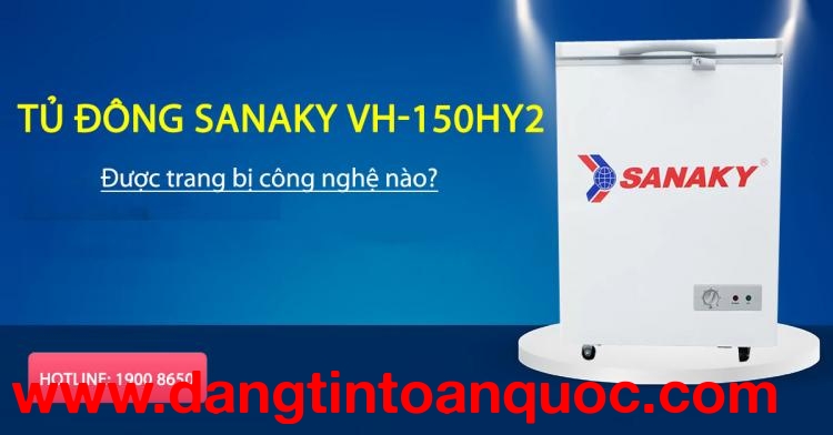 Tủ đông Sanaky VH-150HY2 được thiết bị khoa học nào?