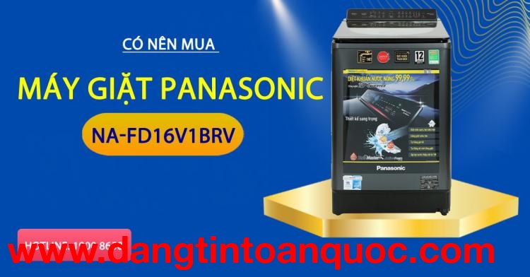 Mang nên tậu máy giặt Panasonic NA-FD16V1BRV