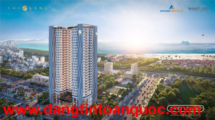 Siêu phẩm Căn hộ hoàn thiện 90% view Biển trực diện  2PN - Dự án The Sang Residence Đà Nẵng