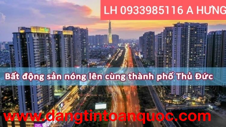 Bán lô đất mặt tiền đường 30M . MT Đường liên phường Phước Long B. TP Thủ Đức