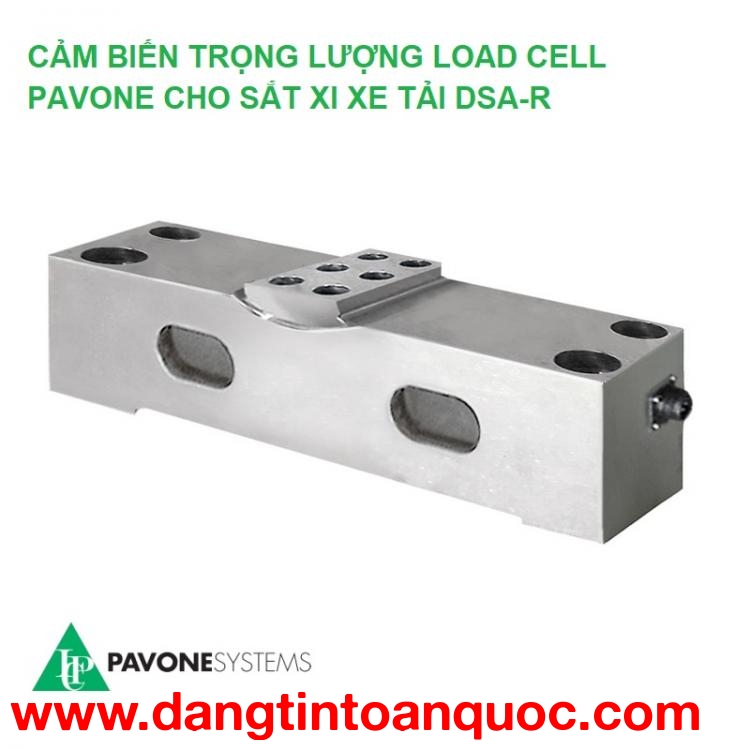 Cảm biến trọng lượng – Load cell: DSA-R-50T dạng cầu nén, dải đo 50 tấn, sản xuất tại Pavone-Italia 