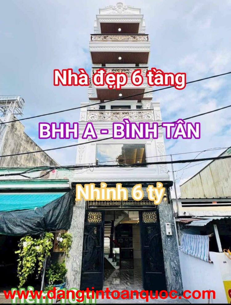 NHÀ SIÊU ĐẸP - 6 TẦNG - LÊ VĂN QUỚI - BÌNH TÂN -  6.x TỶ