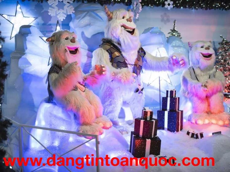 Niềm vui lễ hội với các mô hình sản phẩm Animatronics