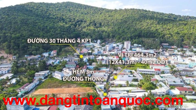 Chính chủ bán đất  - Khu Phố 1- Thị Trấn Dương Đông TP Phú Quốc - Kiên Giang