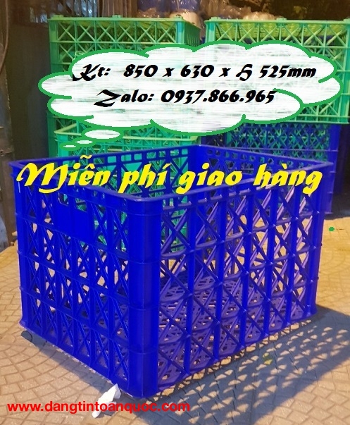 Sóng hở 8 bánh xe, sọt nhựa làm shipper, sọt có bánh xe dưới đáy, sọt chứa hàng dung t