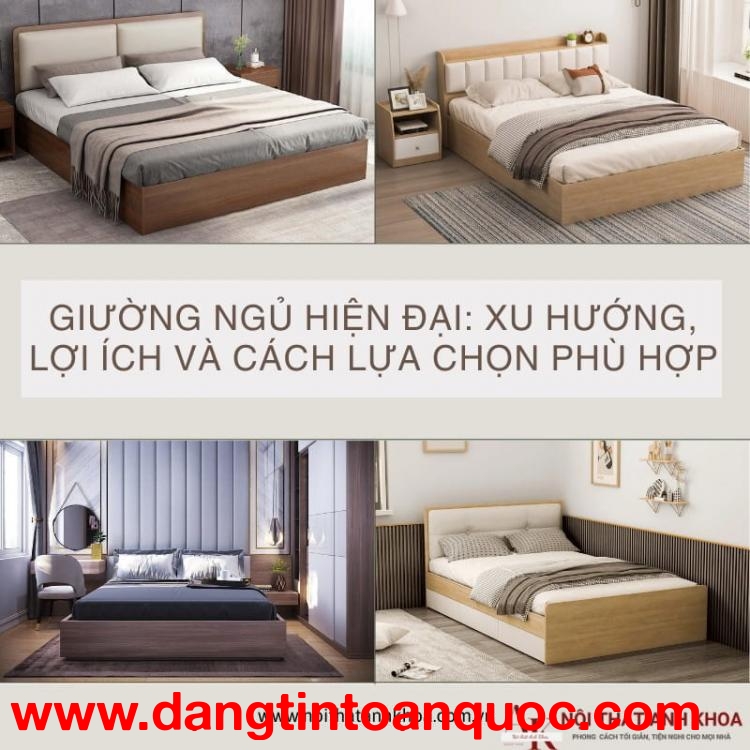 Giường Ngủ Hiện Đại