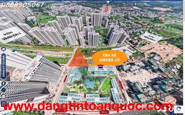 Bán căn hộ KDC Vinhomes Grand Park Phân Khu Glory Heights GH3 Căn Góc 50tr/m2