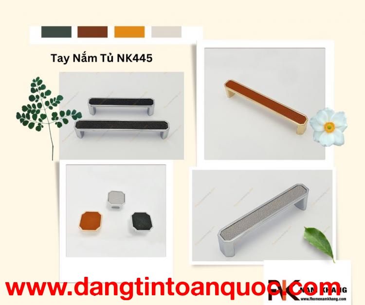 Tay Nắm Tủ Phối Da Cao Cấp 