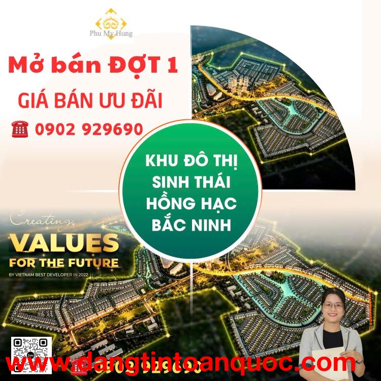 Phú Mỹ Hưng làm khu đô thị 27.000 tỷ đồng ở Bắc Ninh - Dự án Khu đô thị sinh thái Hồng Hạc Xuân Lâm