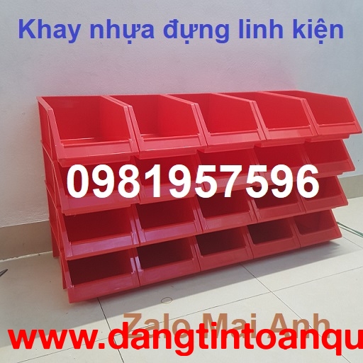 Khay nhựa đựng ốc vít, phụ tùng, cut zoang, khay đựng linh kiện, khay dụng cụ