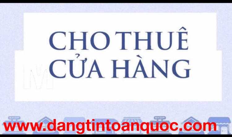 Cho thuê cửa hàng mặt ngõ số 6 ngõ 35 Thái Thịnh