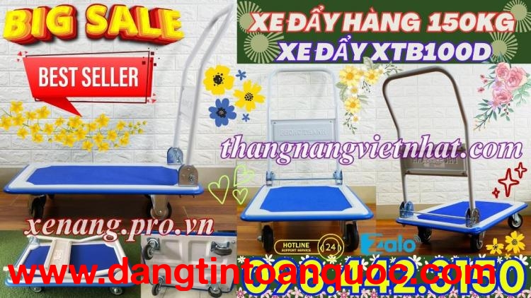 Xe đẩy hàng 150kg XTB100D