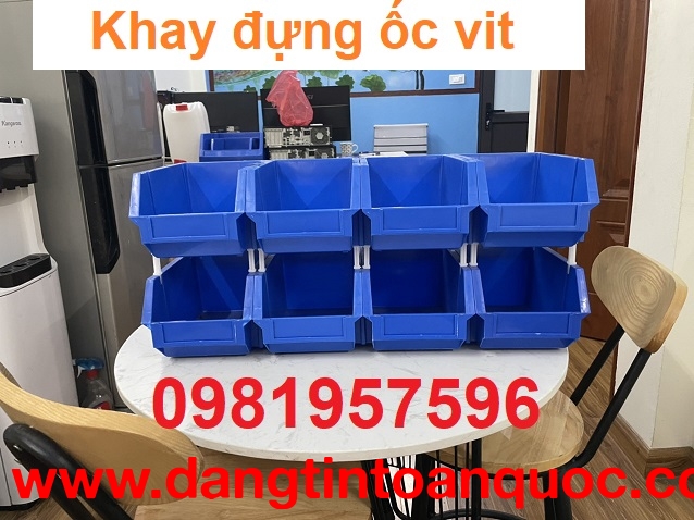 Khay nhựa đựng ốc vít, đinh, phụ kiện, linh kiện trong các nhà xưởng, nhà máy, gara