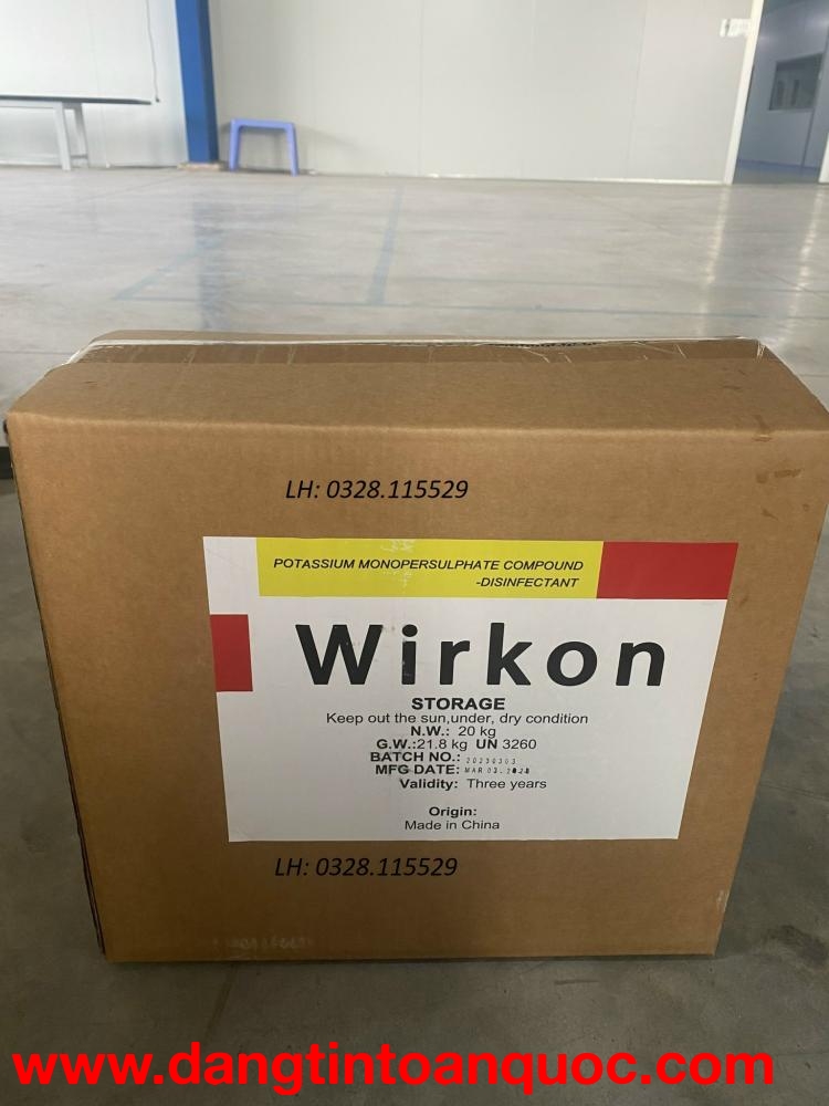 Wirkon 50%, sát trùng, diệt khuẩn, xử lý nước