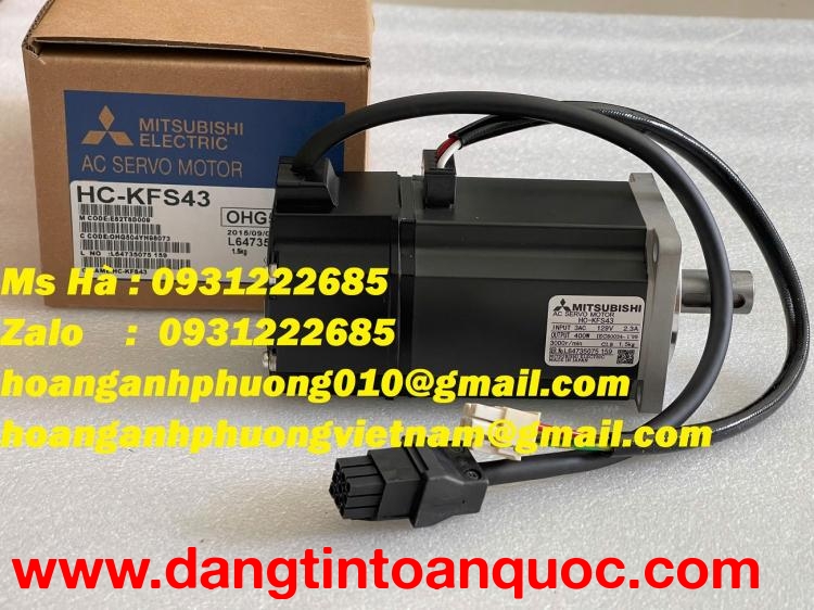 Bán toàn quốc - Servo HC-KFS43 mitsubishi - giá luôn tốt 