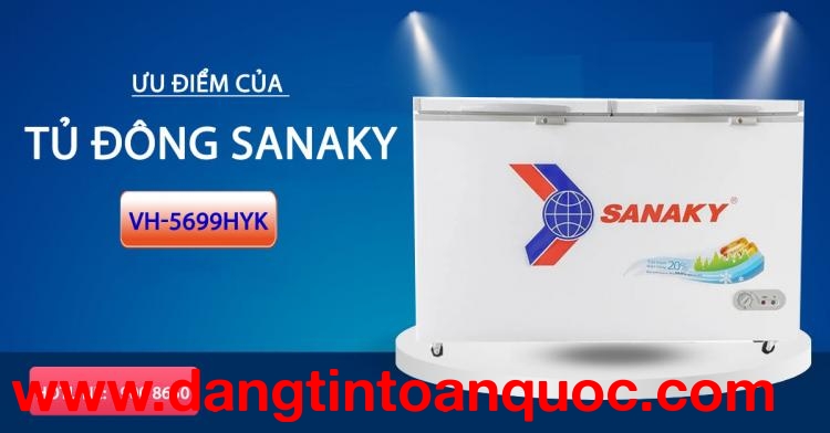 Điểm cộng của tủ đông Sanaky VH-5699HYK