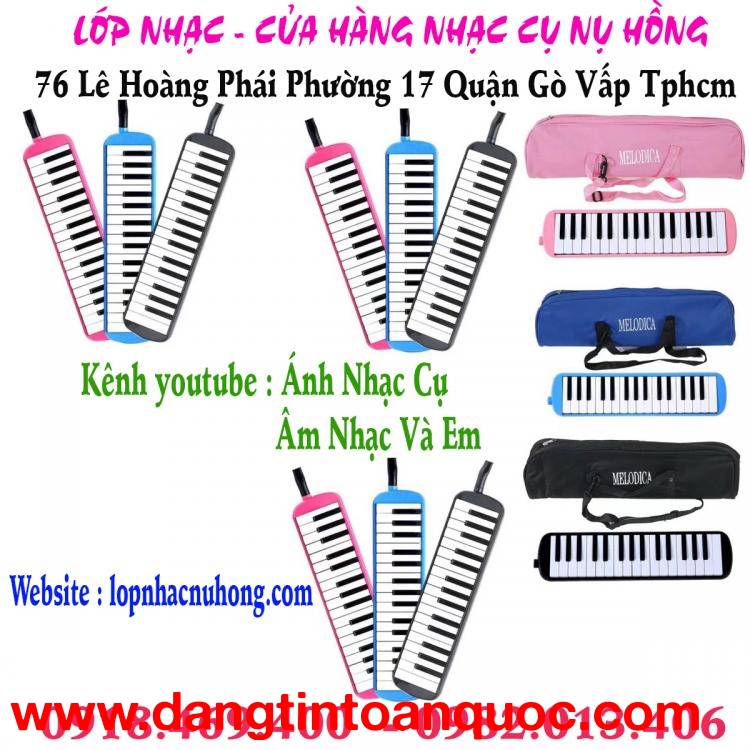 Kèn phím melodica giá tốt cho các bạn học sinh tại nhạc cụ nụ hồng 