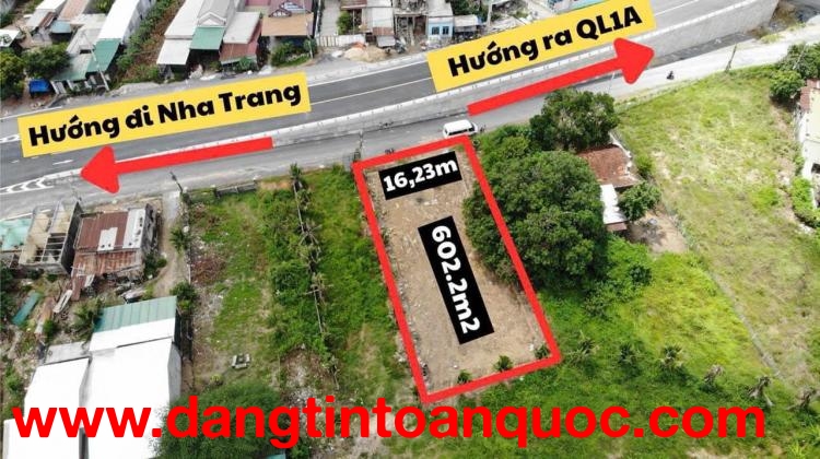 BÁN ĐẤT THỔ CƯ, MẶT TIỀN TỈNH LỘ 3, CAM LÂM - PHÙ HỢP XÂY DỰNG KHO XƯỞNG - GIÁ BÁN 2.950 TỶ!