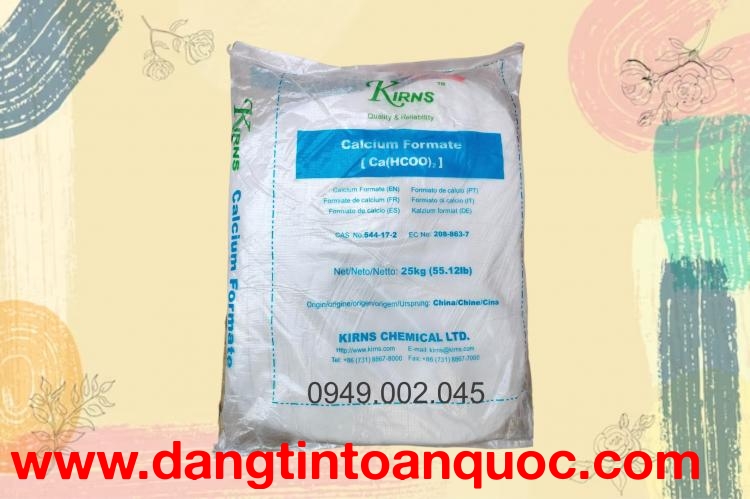 Calcium Formate - Bổ sung canxi hòa tan cho tôm cá