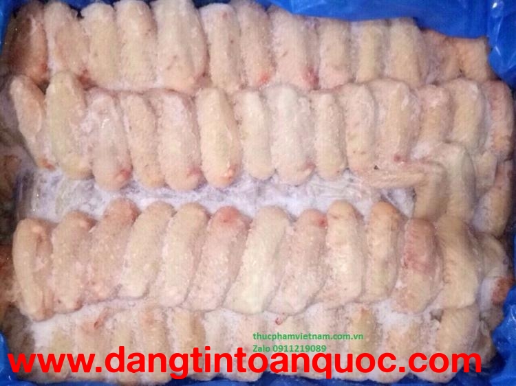 Cánh gà giữa đông lạnh 500g (11 - 13 miếng)