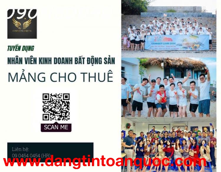 CONNECT LAND TUYỂN DỤNG  ⚡️TUYỂN DỤNG NHÂN VIÊN KINH DOANH MẢNG CHO THUÊ BẤT ĐỘNG SẢN⚡️ 260 Nguyễn T