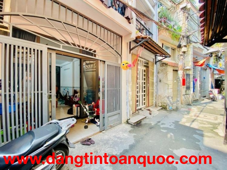 Bán nhà hẻm 107 Quang Trung - Hẻm thông 3G - (4 x 10)m - Đúc 2 lầu