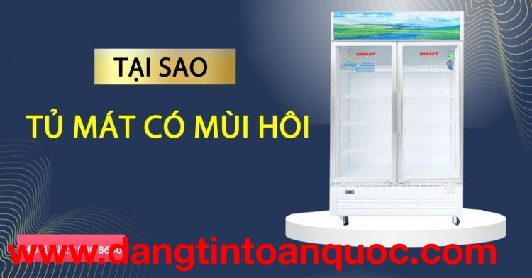 Tại sao tủ mát với mùi hôi