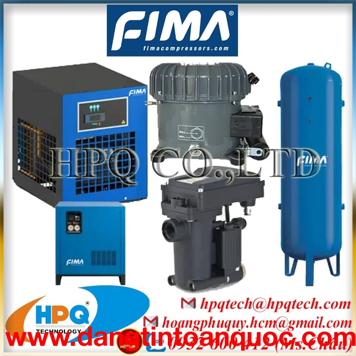 MÁY NÉN VÍT FIMA Compressors chính hãng - HPQ TECH Việt Nam - Ms.CHâu 0932-600412