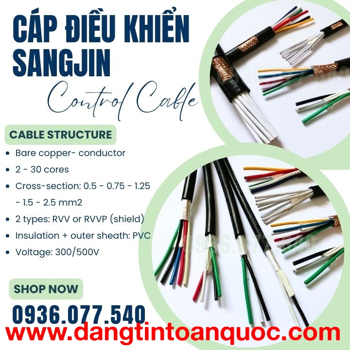 Đại lý Cáp điều khiển Sangjin tại Hồ Chí Minh và toàn quốc, Standard of Korea