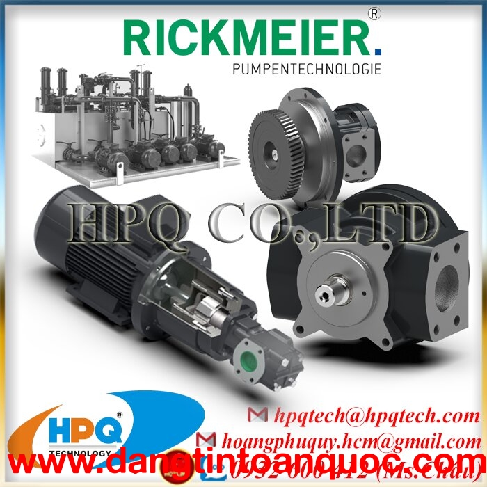 Bơm giảm áp Rickmeier chính hãng Việt Nam 0932-600412