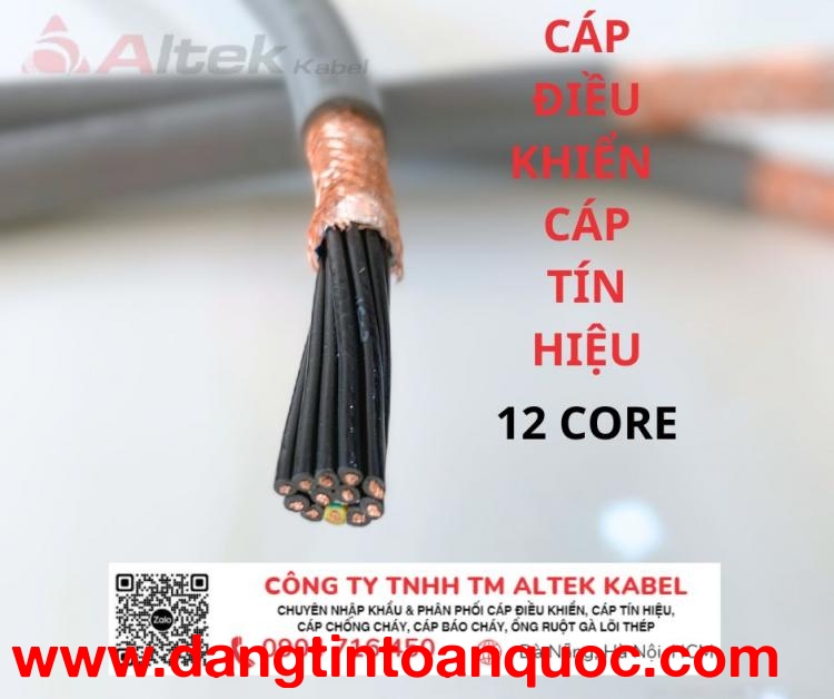 Cáp chống nhiễu 12G0.5 Altek Kabel Đà Nẵng, Hà Nội, Sài Gòn, Hà Nam