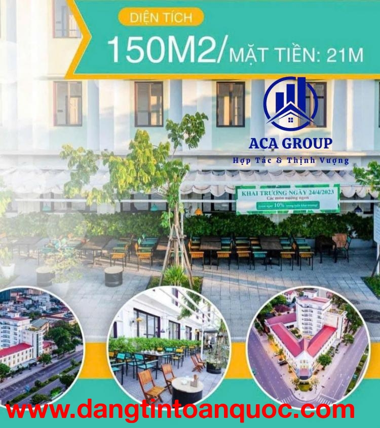 Cho thuê mặt bằng mặt tiền rộng gần 21m đường Đống Đa ngay TTTP Huế