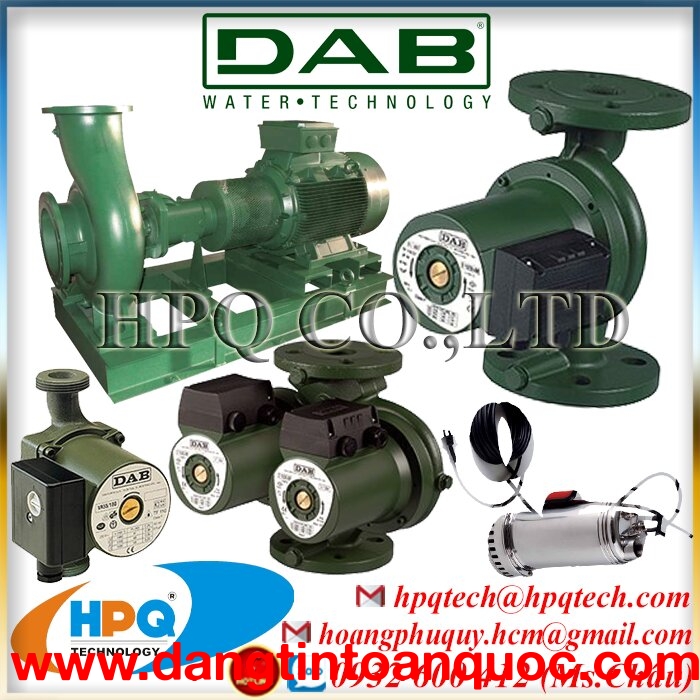 Bơm áp suất chìm DAB PUmps chính hãng - 0932 600412