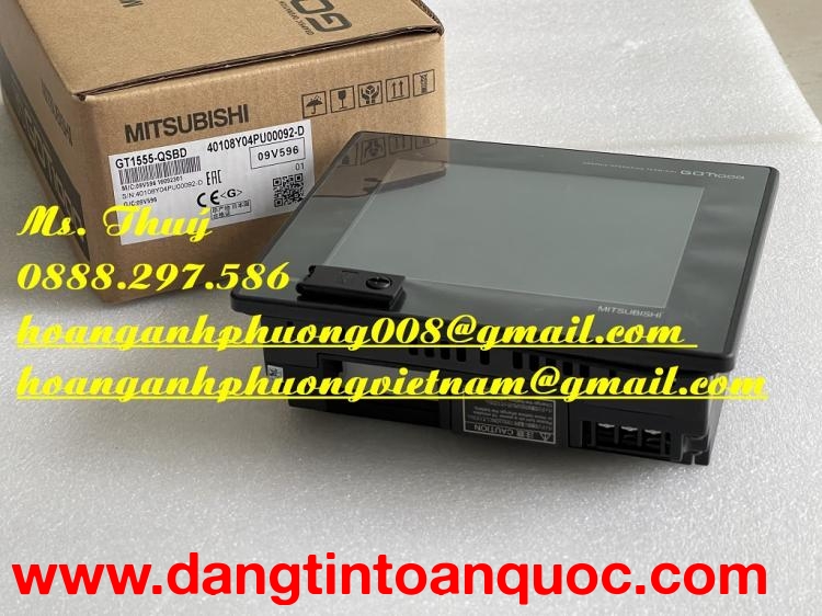 Màn hình HMI 5.7 inch GT1555-QSBD - Mitsubishi nhập khẩu