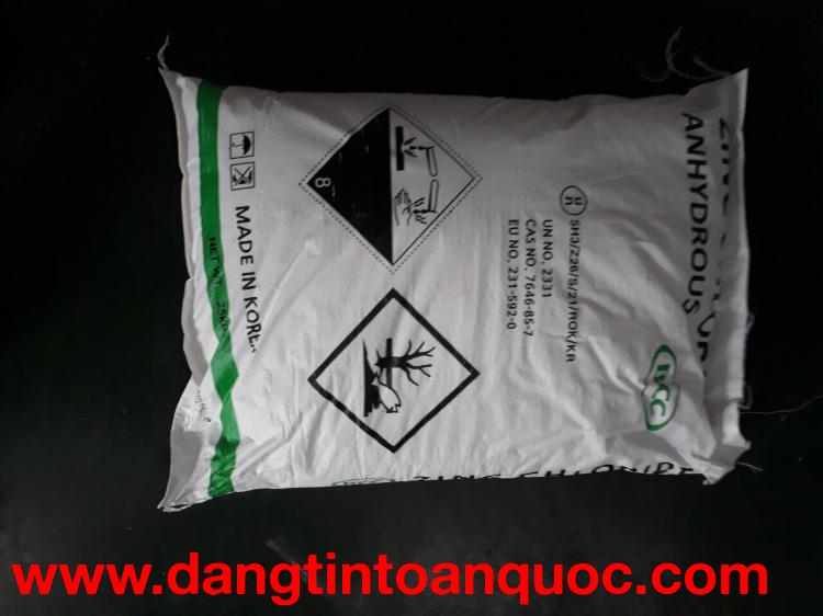 Zinc Chloride, ZnCL2, Kẽm Clorua, mạ kẽm nhúng nóng