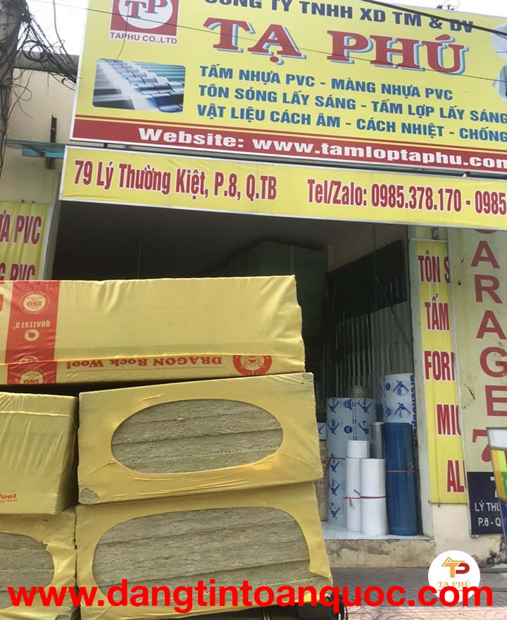 Hướng dẫn thi công chi tiết bông khoang rockwool - vật liệu Tạ Phú