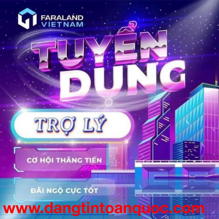 Cần tuyển trợ lý, chuyên viên BĐS khu vực Hà Nội