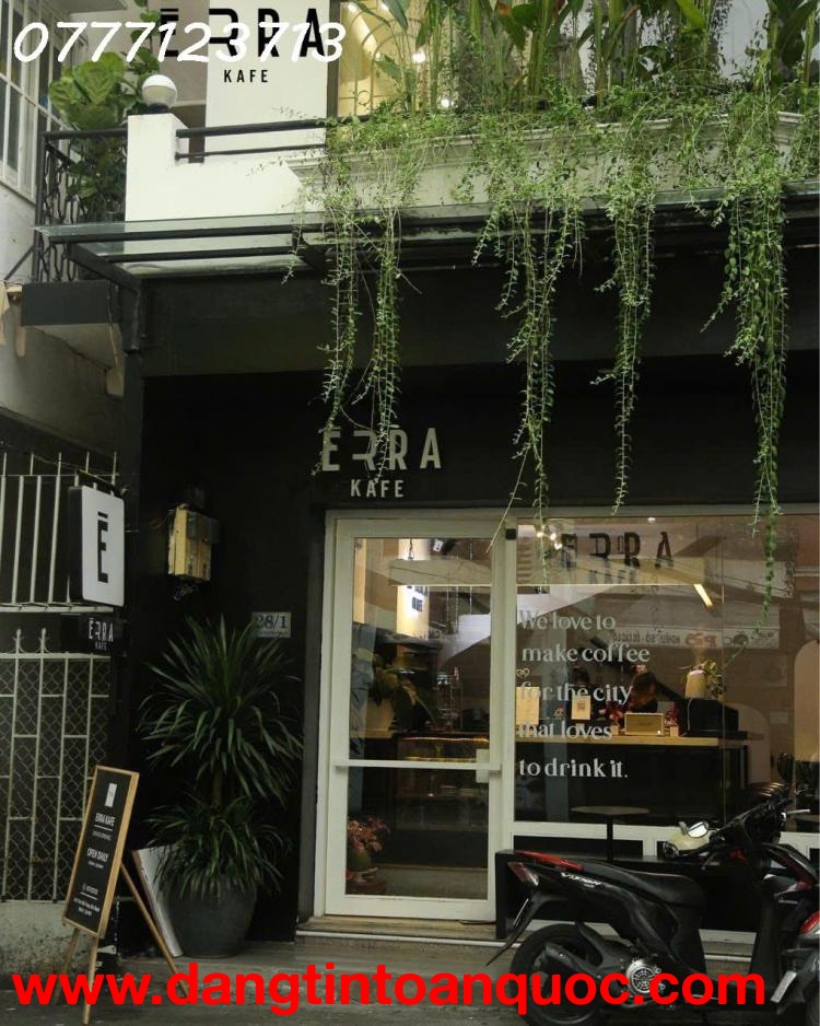 SANG NHANH QUÁN CAFE 3 TẦNG ĐƯỜNG TÔN THẤT TÙNG - QUẬN 1 - TP.HCM