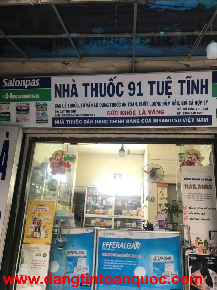 Chính chủ cần bán nhà 2 tầng mặt phố số 91 Tuệ Tĩnh, p Nguyễn Du, quận Hai Bà Trưng, HN