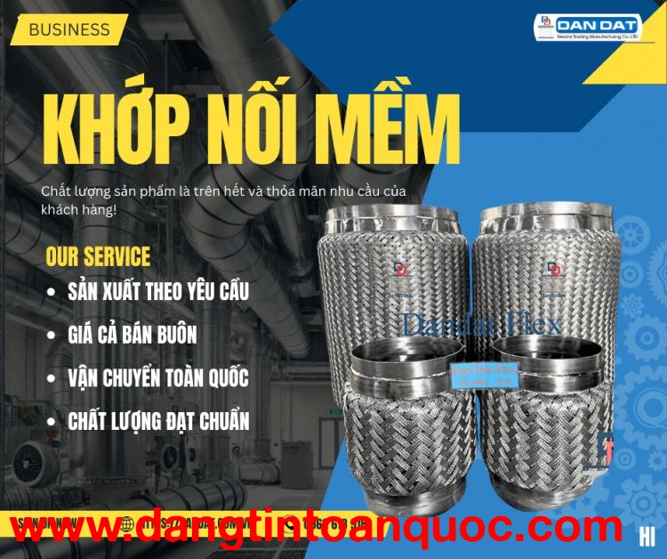 Khớp nối mềm| Khớp nối mềm inox công nghiệp và tầm quan trọng trong hệ thống cơ điện