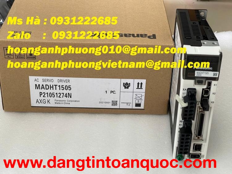 Bộ servo chính hãng dòng A5 MADHT1505 panasonic 