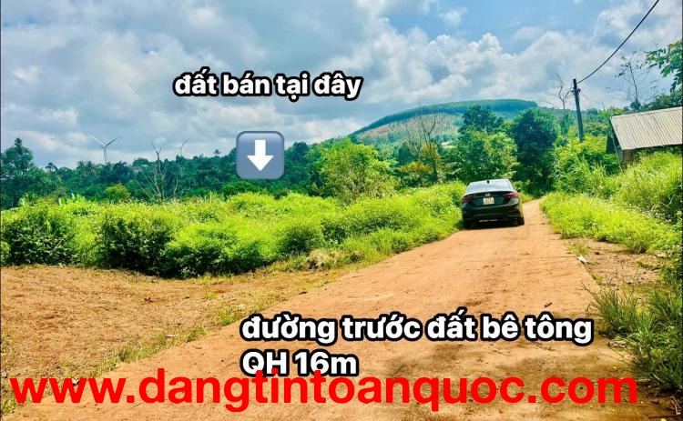 Đất thổ cư mà giá siêu rẻ Cư Pong- Krong Buk- Đắk Lắk đường bê tông quy hoạch 16m cách các tiện ích 