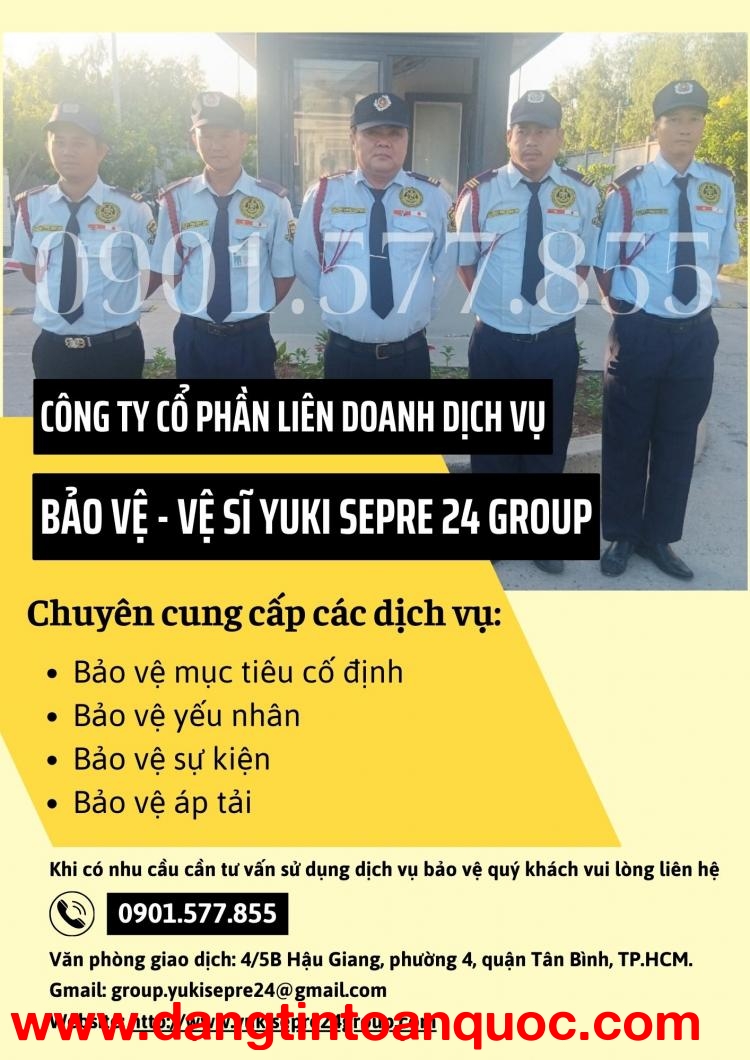 Dịch vụ bảo vệ chất lượng cao - an tâm mọi lúc, mọi nơi!