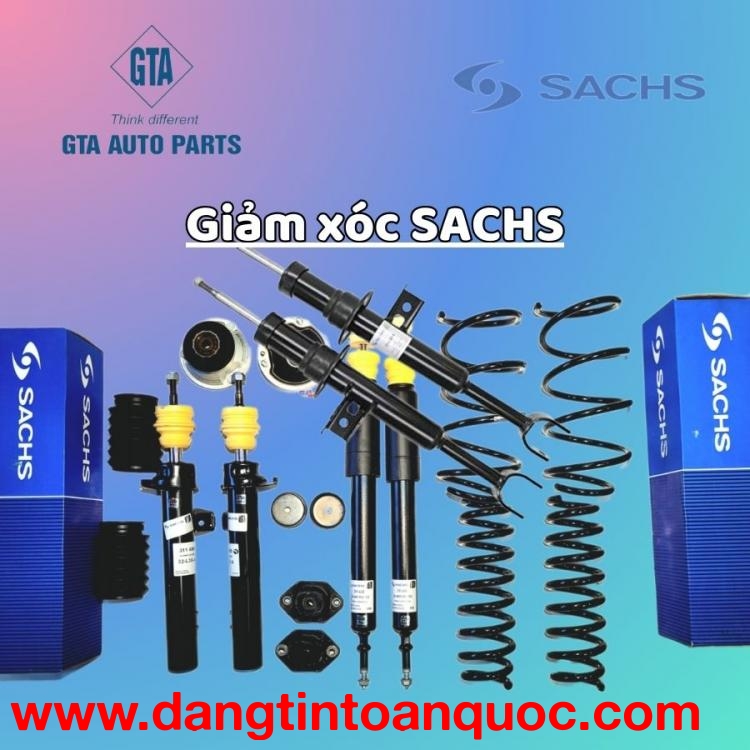 SACHS – Giảm xóc oách xà lách, lái mượt như lướt trên mây.