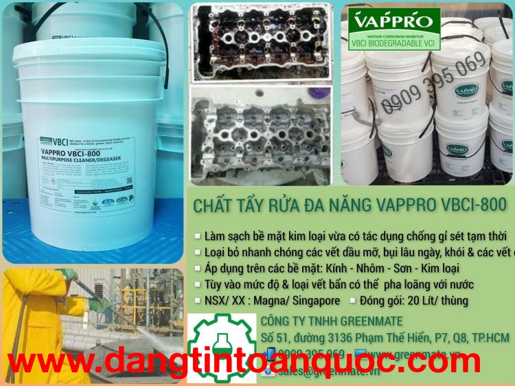 Chất tẩy rửa đa năng VAPPRO VBCI-800