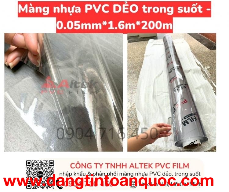 Kho sỉ màn nhựa PVC dẻo trong suốt 0.05mm may túi ba lô Hà Nội, Sài Gòn