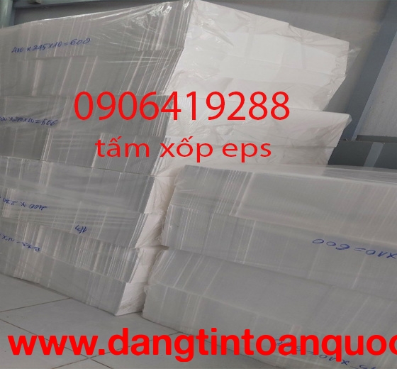 Tâm xốp eps dùng chèn lót bàn ghế nội thất giá rẻ