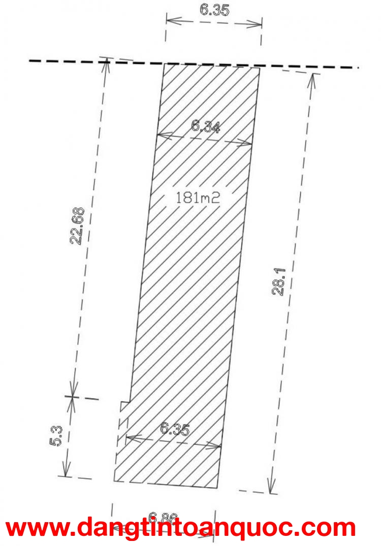 Bán lô đất 181m2 mặt đường Phan Chu Trinh, TP Vinh